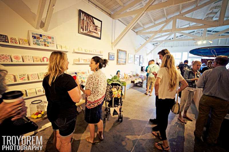 Photo of: OB Pier 50th Anniversary Art Show Reception at Teeter