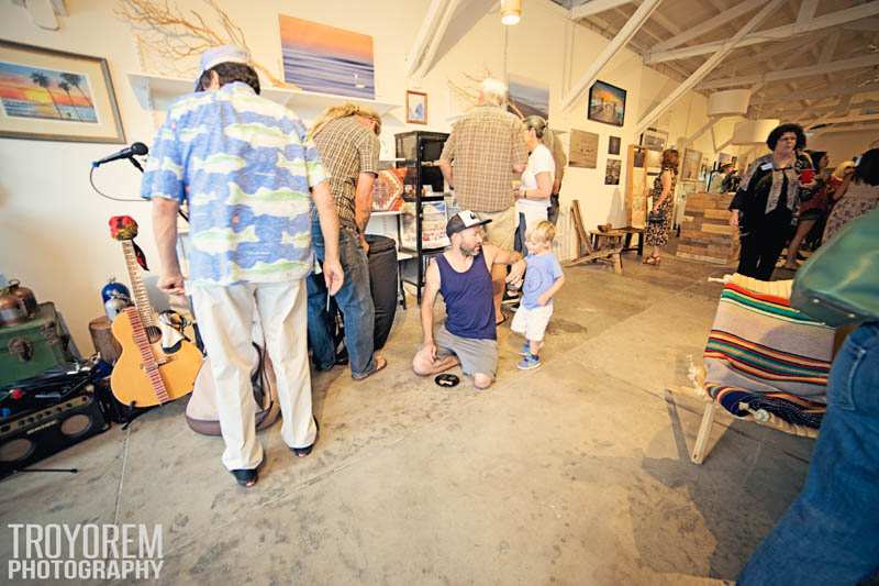 Photo of: OB Pier 50th Anniversary Art Show Reception at Teeter