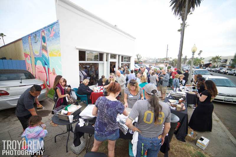 Photo of: OB Pier 50th Anniversary Art Show Reception at Teeter