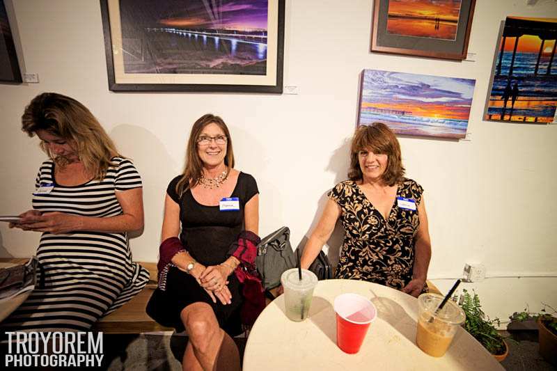 Photo of: OB Pier 50th Anniversary Art Show Reception at Teeter