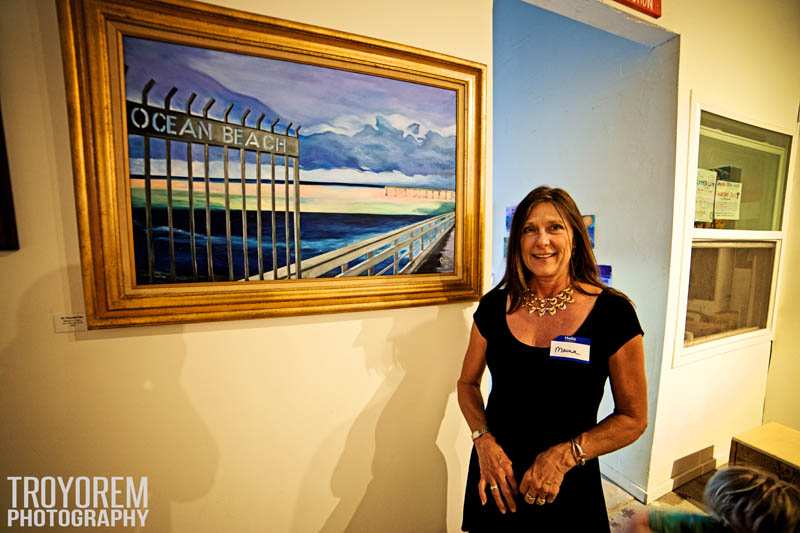 Photo of: OB Pier 50th Anniversary Art Show Reception at Teeter