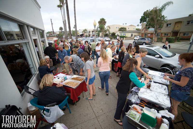 Photo of: OB Pier 50th Anniversary Art Show Reception at Teeter