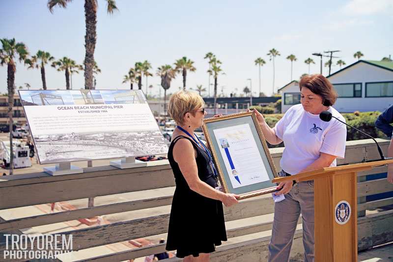 Photo of: OB Pier 50th Anniversary Celebration