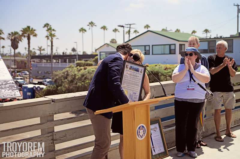 Photo of: OB Pier 50th Anniversary Celebration