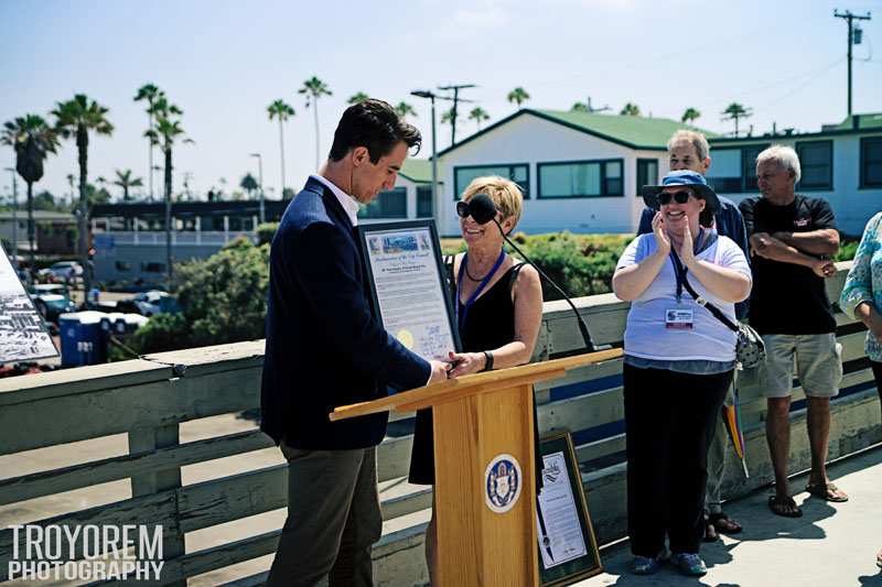 Photo of: OB Pier 50th Anniversary Celebration