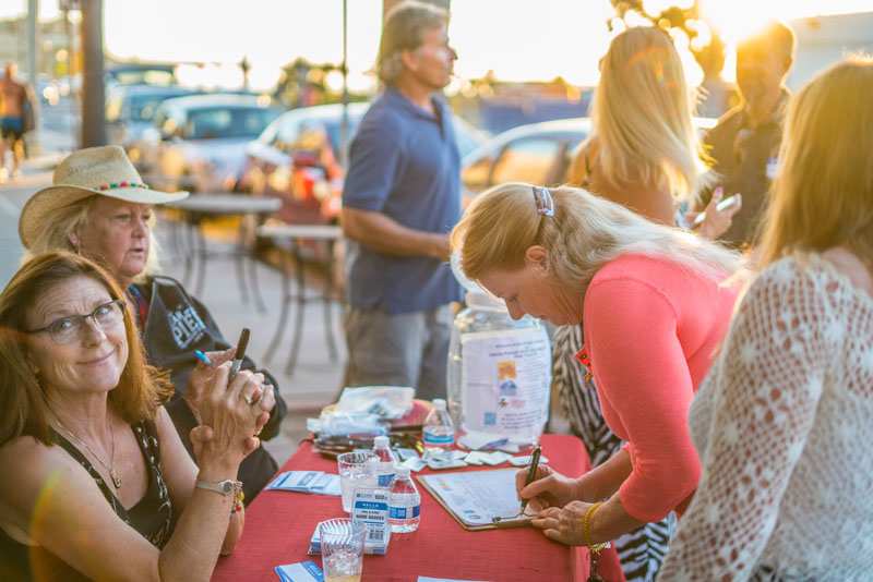 Photo of: OBMA Member Event: October 2017 Sundowner at Bird's Surf Shed with Catrina Russell and Surf Rider Pizza Co