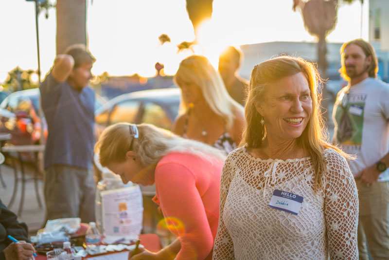 Photo of: OBMA Member Event: October 2017 Sundowner at Bird's Surf Shed with Catrina Russell and Surf Rider Pizza Co