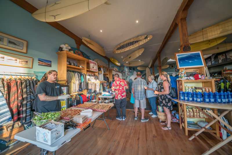 Photo of: OBMA Member Event: October 2017 Sundowner at Bird's Surf Shed with Catrina Russell and Surf Rider Pizza Co