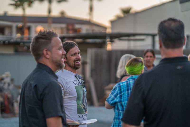 Photo of: OBMA Member Event: October 2017 Sundowner at Bird's Surf Shed with Catrina Russell and Surf Rider Pizza Co