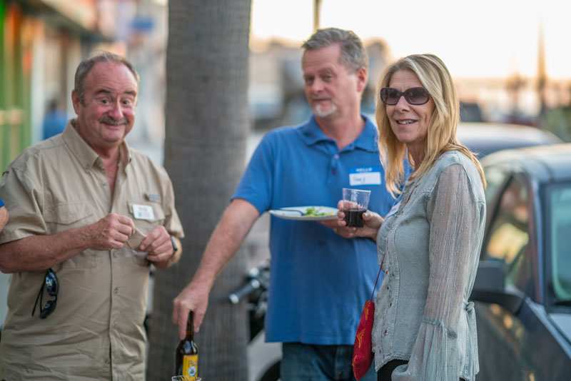 Photo of: OBMA Member Event: October 2017 Sundowner at Bird's Surf Shed with Catrina Russell and Surf Rider Pizza Co