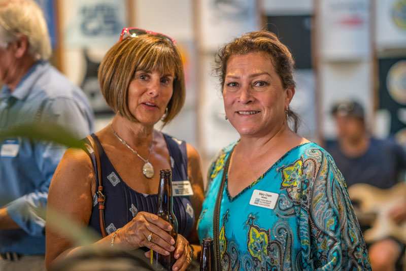 Photo of: OBMA Member Event: October 2017 Sundowner at Bird's Surf Shed with Catrina Russell and Surf Rider Pizza Co