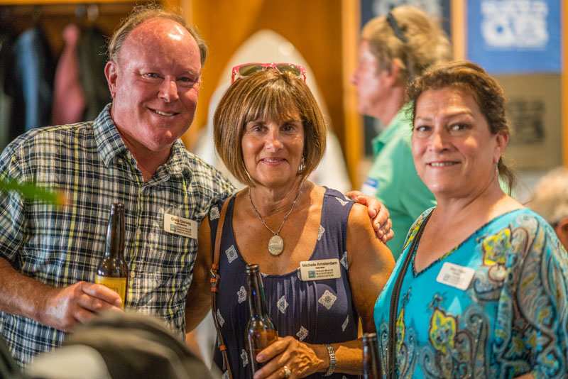 Photo of: OBMA Member Event: October 2017 Sundowner at Bird's Surf Shed with Catrina Russell and Surf Rider Pizza Co