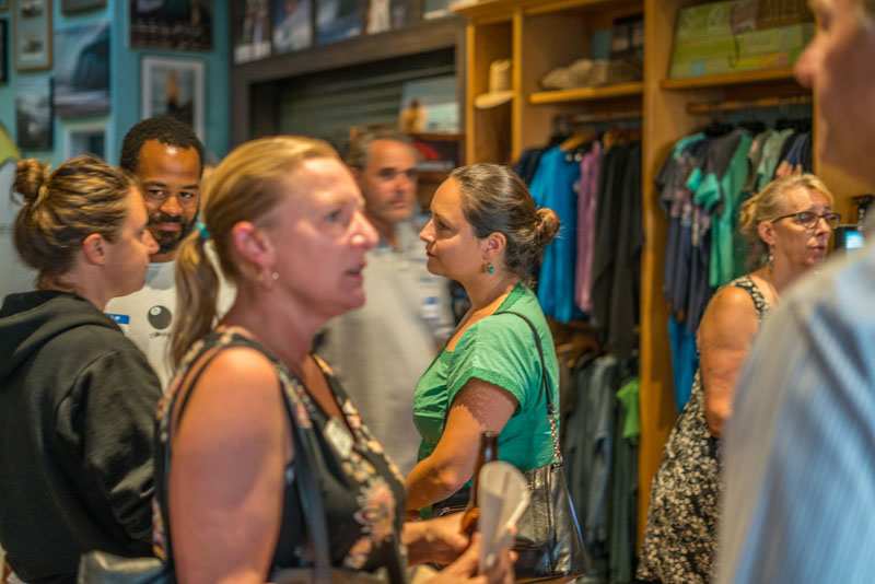 Photo of: OBMA Member Event: October 2017 Sundowner at Bird's Surf Shed with Catrina Russell and Surf Rider Pizza Co