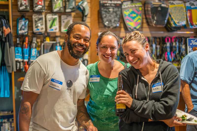 Photo of: OBMA Member Event: October 2017 Sundowner at Bird's Surf Shed with Catrina Russell and Surf Rider Pizza Co