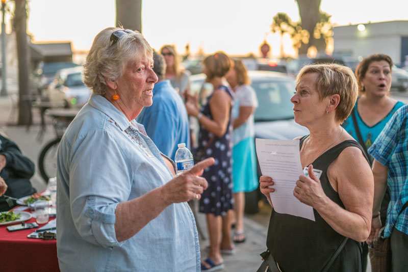 Photo of: OBMA Member Event: October 2017 Sundowner at Bird's Surf Shed with Catrina Russell and Surf Rider Pizza Co