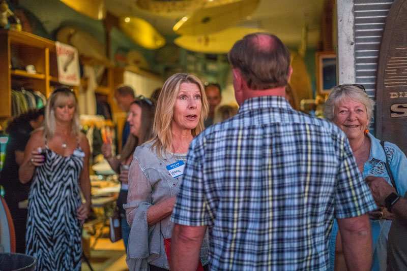 Photo of: OBMA Member Event: October 2017 Sundowner at Bird's Surf Shed with Catrina Russell and Surf Rider Pizza Co