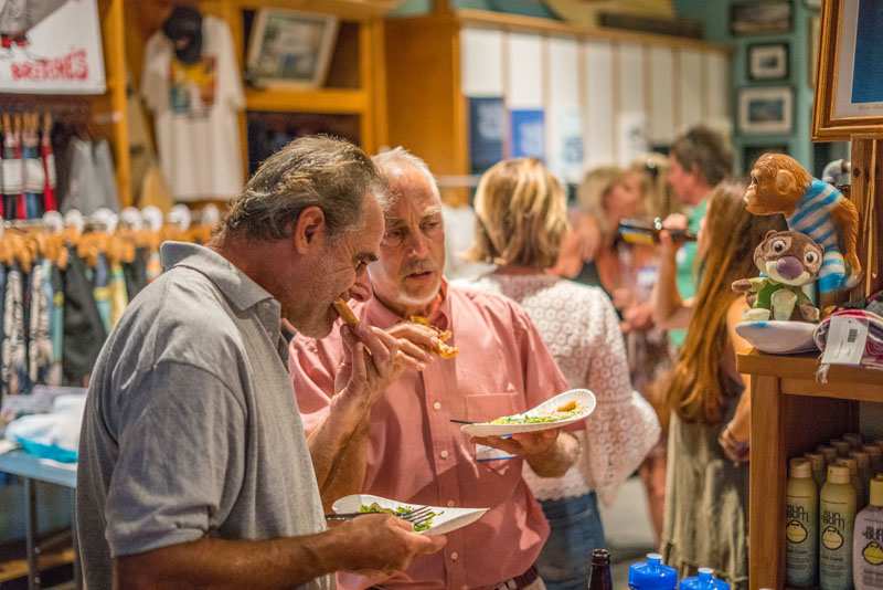 Photo of: OBMA Member Event: October 2017 Sundowner at Bird's Surf Shed with Catrina Russell and Surf Rider Pizza Co