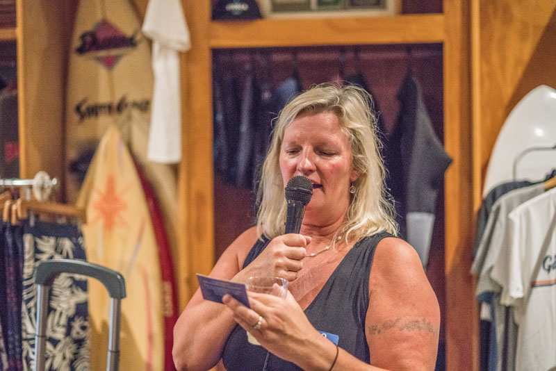 Photo of: OBMA Member Event: October 2017 Sundowner at Bird's Surf Shed with Catrina Russell and Surf Rider Pizza Co