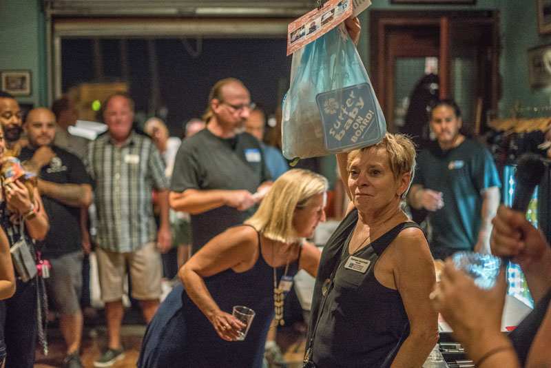 Photo of: OBMA Member Event: October 2017 Sundowner at Bird's Surf Shed with Catrina Russell and Surf Rider Pizza Co