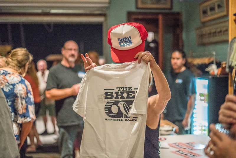 Photo of: OBMA Member Event: October 2017 Sundowner at Bird's Surf Shed with Catrina Russell and Surf Rider Pizza Co