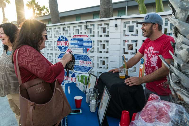 Photo of: OBMA Member Event: September 2017 Sundowner at Ocean Villa Inn with North OB Merchants