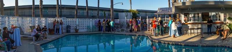 Photo of: OBMA Member Event: September 2017 Sundowner at Ocean Villa Inn with North OB Merchants