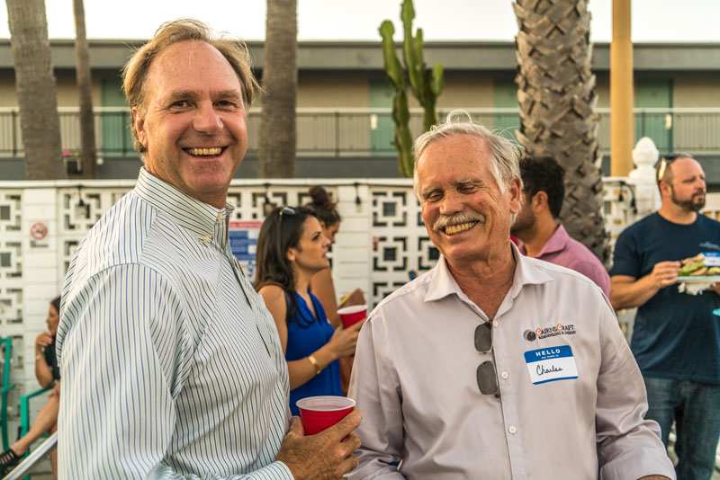 Photo of: OBMA Member Event: September 2017 Sundowner at Ocean Villa Inn with North OB Merchants