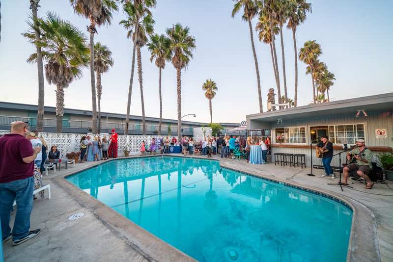 Photo of: OBMA Member Event: September 2017 Sundowner at Ocean Villa Inn with North OB Merchants