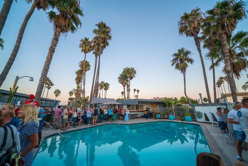 Photo of: OBMA Member Event: September 2017 Sundowner at Ocean Villa Inn with North OB Merchants