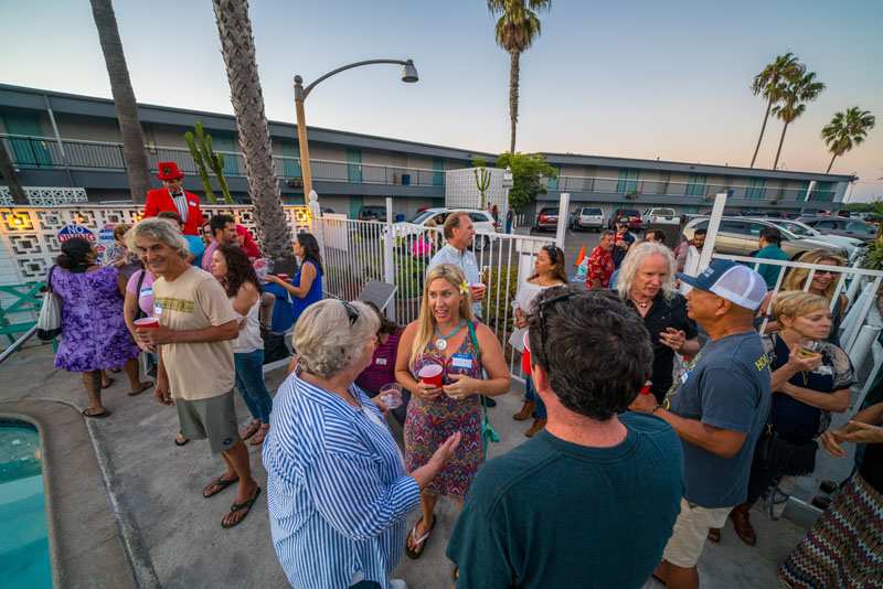 Photo of: OBMA Member Event: September 2017 Sundowner at Ocean Villa Inn with North OB Merchants