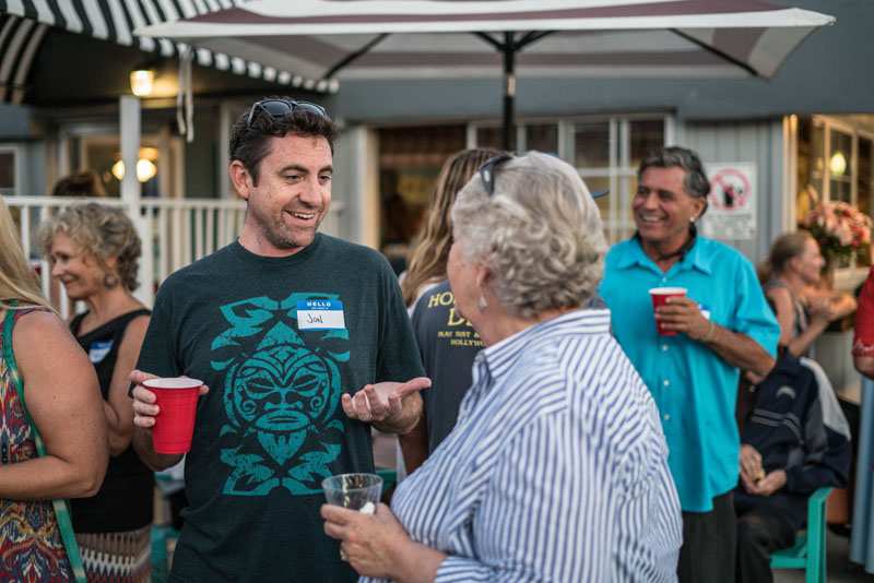 Photo of: OBMA Member Event: September 2017 Sundowner at Ocean Villa Inn with North OB Merchants