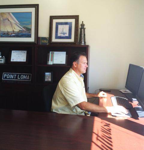 Ocean Beach News Article: Mark Chrisman's New Office