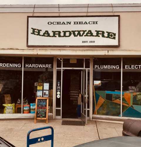 Ocean Beach News Article: OB Hardware is open!