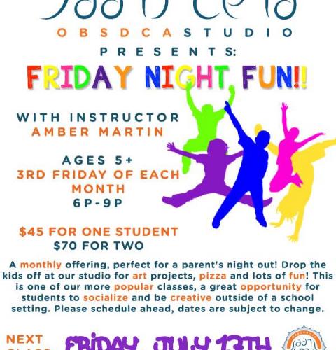 Friday Night Fun at Saans Lena Studio