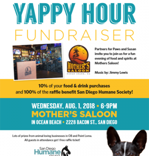 Ocean Beach Yappy Hour Fundraiser